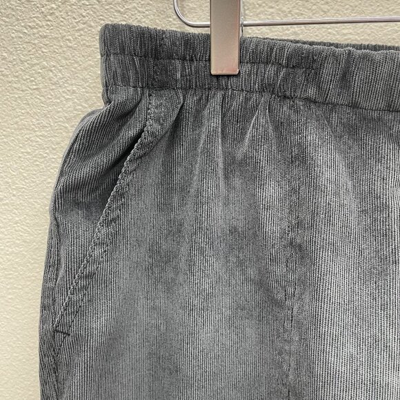 Allison Daley Gray Thin Wale Corduroy Pants Size 12R - Picture 3 of 8